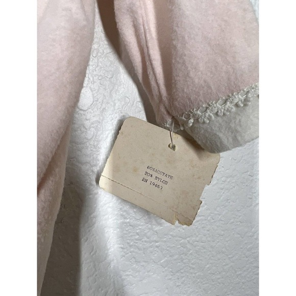 Vintage Quiltex Baby Infant Robe Pale Pink 0-6 Months? - Picture 5 of 5